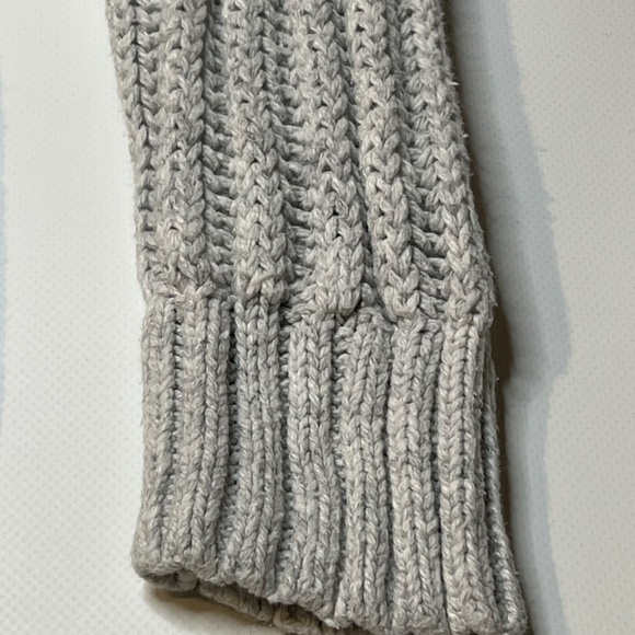 GAP Sweater Women’s Light Grey Chunky Knit Cardigan Thick Knit Size Small - Picture 7 of 12